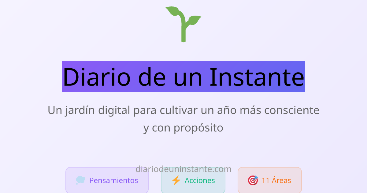 Imagen social de la web Diario de un Instante